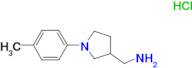 {[1-(4-methylphenyl)-3-pyrrolidinyl]methyl}amine hydrochloride