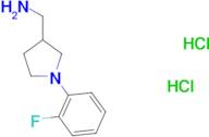 {[1-(2-fluorophenyl)-3-pyrrolidinyl]methyl}amine dihydrochloride