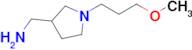 1-[1-(3-methoxypropyl)pyrrolidin-3-yl]methanamine