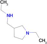 N-[(1-ethylpyrrolidin-3-yl)methyl]ethanamine