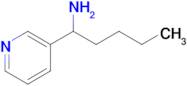 1-(3-pyridinyl)-1-pentanamine