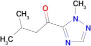 3-methyl-1-(1-methyl-1H-1,2,4-triazol-5-yl)-1-butanone