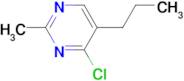 4-chloro-2-methyl-5-propylpyrimidine