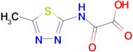 [(5-methyl-1,3,4-thiadiazol-2-yl)amino](oxo)acetic acid