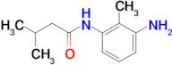 N-(3-amino-2-methylphenyl)-3-methylbutanamide