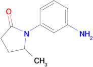 1-(3-aminophenyl)-5-methyl-2-pyrrolidinone