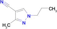 3-methyl-1-propyl-1H-pyrazole-4-carbonitrile