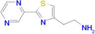 2-[2-(2-pyrazinyl)-1,3-thiazol-4-yl]ethanamine