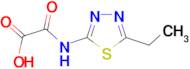 [(5-ethyl-1,3,4-thiadiazol-2-yl)amino](oxo)acetic acid