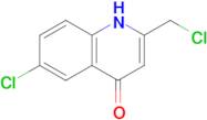 6-chloro-2-(chloromethyl)-4(1H)-quinolinone