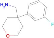 1-[4-(3-fluorophenyl)tetrahydro-2H-pyran-4-yl]methanamine