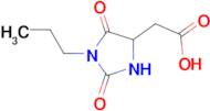 (2,5-dioxo-1-propyl-4-imidazolidinyl)acetic acid