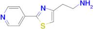 2-[2-(4-pyridinyl)-1,3-thiazol-4-yl]ethanamine