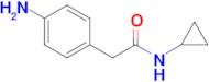 2-(4-aminophenyl)-N-cyclopropylacetamide