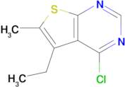 4-chloro-5-ethyl-6-methylthieno[2,3-d]pyrimidine