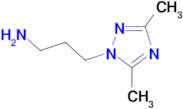 3-(3,5-dimethyl-1H-1,2,4-triazol-1-yl)-1-propanamine