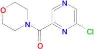 4-[(6-chloro-2-pyrazinyl)carbonyl]morpholine