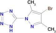 5-(4-bromo-3,5-dimethyl-1H-pyrazol-1-yl)-1H-tetrazole
