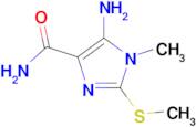 5-amino-1-methyl-2-(methylthio)-1H-imidazole-4-carboxamide