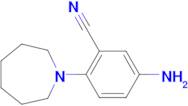 5-amino-2-(1-azepanyl)benzonitrile