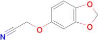 (1,3-benzodioxol-5-yloxy)acetonitrile