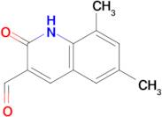 6,8-dimethyl-2-oxo-1,2-dihydro-3-quinolinecarbaldehyde