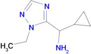 1-cyclopropyl-1-(1-ethyl-1H-1,2,4-triazol-5-yl)methanamine