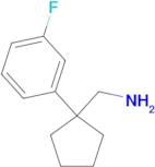 1-[1-(3-fluorophenyl)cyclopentyl]methanamine