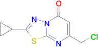 7-(chloromethyl)-2-cyclopropyl-5H-[1,3,4]thiadiazolo[3,2-a]pyrimidin-5-one