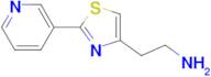 2-[2-(3-pyridinyl)-1,3-thiazol-4-yl]ethanamine