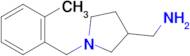 1-[1-(2-methylbenzyl)-3-pyrrolidinyl]methanamine