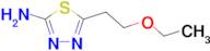 5-(2-ethoxyethyl)-1,3,4-thiadiazol-2-amine