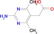 (2-amino-4,6-dimethyl-5-pyrimidinyl)acetic acid