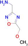 1-[5-(methoxymethyl)-1,2,4-oxadiazol-3-yl]methanamine