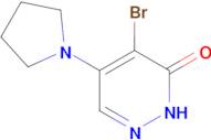 4-bromo-5-(1-pyrrolidinyl)-3(2H)-pyridazinone