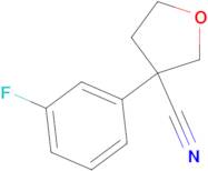 3-(3-fluorophenyl)tetrahydro-3-furancarbonitrile