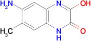 6-amino-7-methyl-2,3-quinoxalinediol