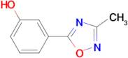 3-(3-methyl-1,2,4-oxadiazol-5-yl)phenol