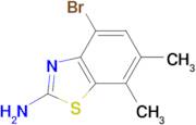 4-Bromo-6,7-dimethyl-1,3-benzothiazol-2-amine