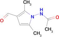 N-(3-formyl-2,5-dimethyl-1H-pyrrol-1-yl)acetamide