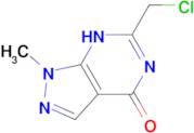 6-(chloromethyl)-1-methyl-1,5-dihydro-4H-pyrazolo[3,4-d]pyrimidin-4-one