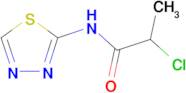 2-chloro-N-1,3,4-thiadiazol-2-ylpropanamide