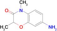 7-amino-2,4-dimethyl-2H-1,4-benzoxazin-3(4H)-one