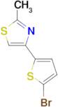 4-(5-bromo-2-thienyl)-2-methyl-1,3-thiazole