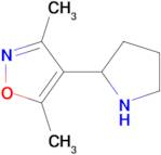 3,5-dimethyl-4-(2-pyrrolidinyl)isoxazole