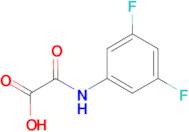 [(3,5-difluorophenyl)amino](oxo)acetic acid