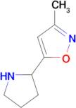3-methyl-5-(2-pyrrolidinyl)isoxazole