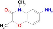 6-amino-2,4-dimethyl-2H-1,4-benzoxazin-3(4H)-one