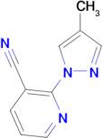 2-(4-methyl-1H-pyrazol-1-yl)nicotinonitrile