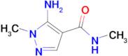 5-amino-N,1-dimethyl-1H-pyrazole-4-carboxamide